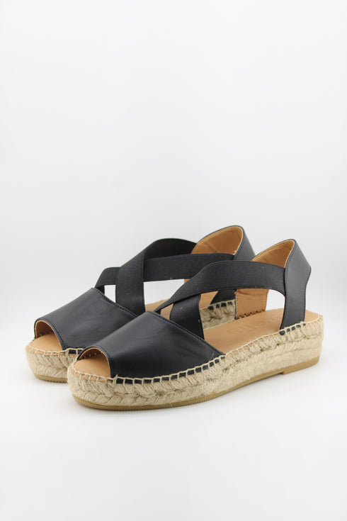 Jutelia Crisscross Espadrille Platform Sandals